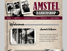 Tablet Screenshot of amstelbarbershop.com
